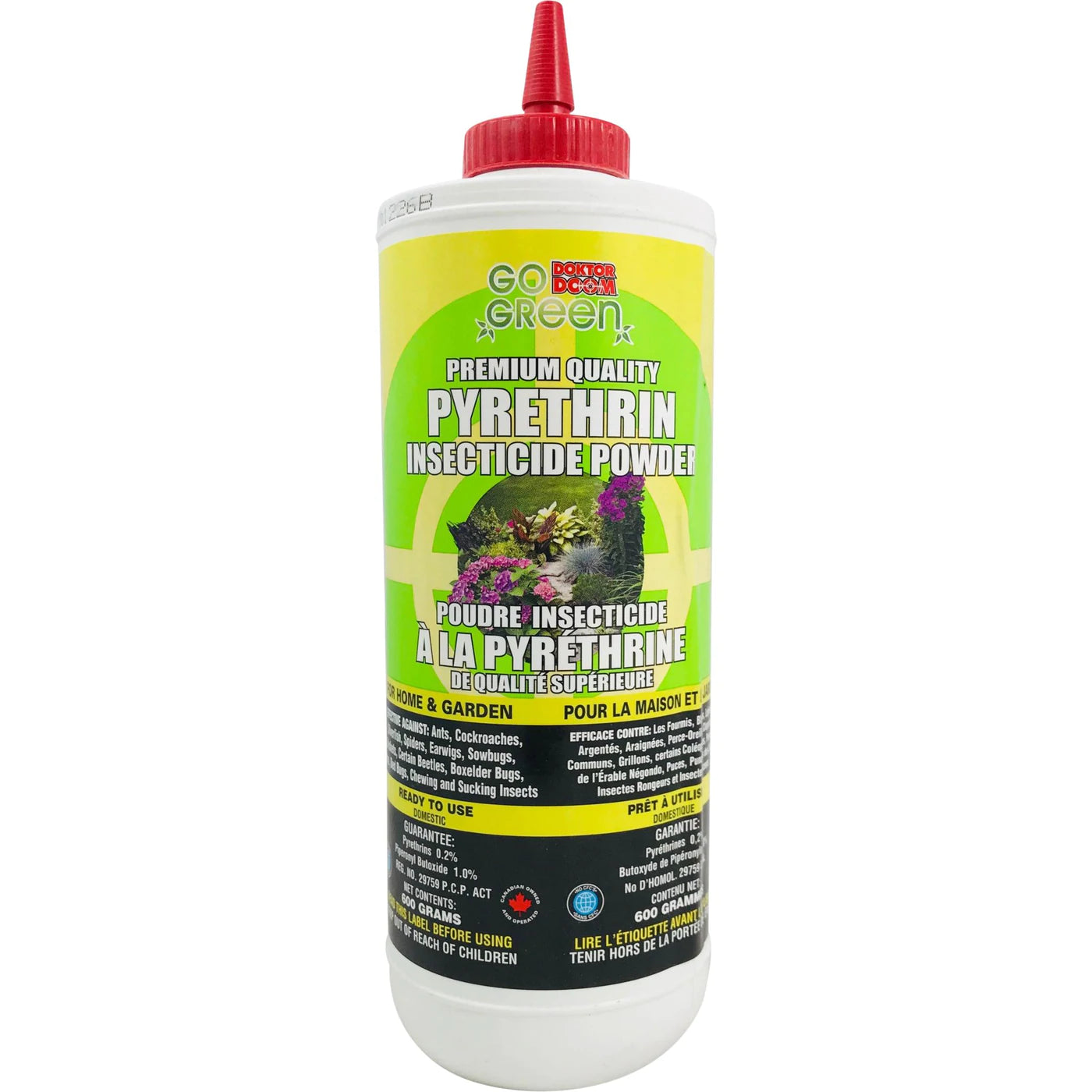 GO GREEN PYRETHRIN INSECTICIDE POWDER - 600G