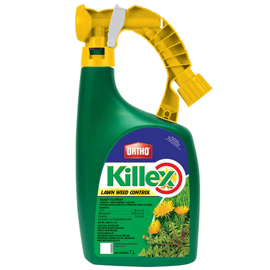 Killex Attach and Spray Lawn Weed Control, 1 L
