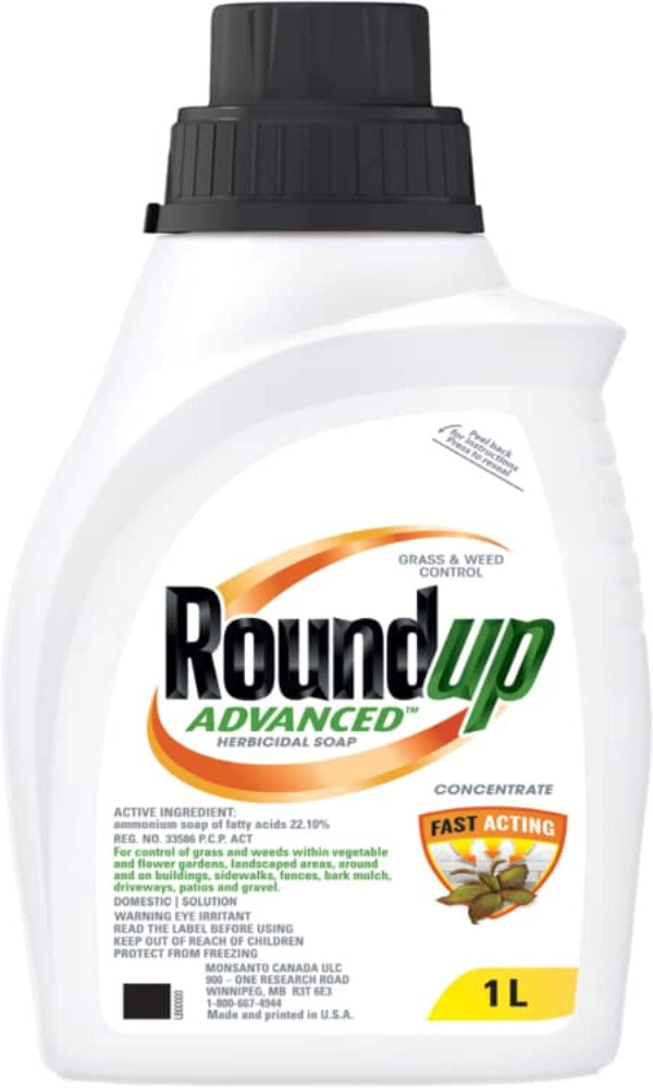RoundUp® Advanced™ Grass & Weed Control Concentrate, 1-L
