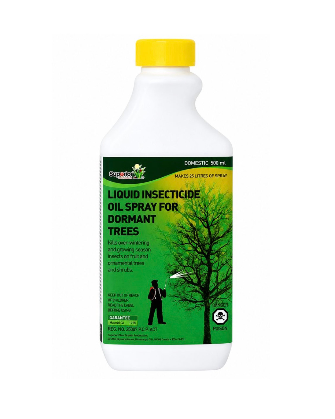 Superior Outdoor Liquid Insecticide, Oil Spray for Dormant Trees, 500-mL